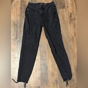 Old Navy Black O.G. Straight Jeans size 6 30 inseam